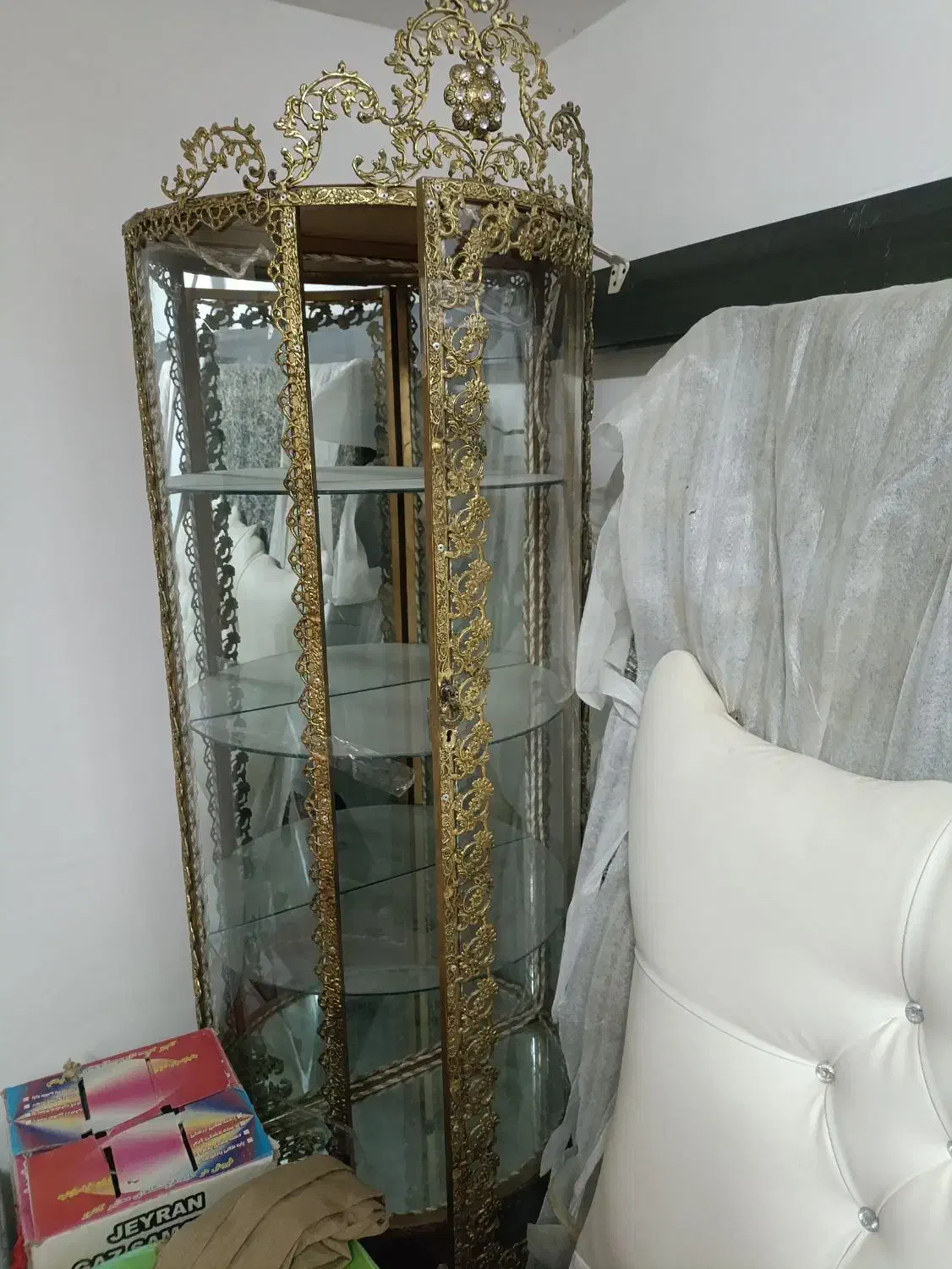 بوفه برنجی اصل|بوفه، ویترین، کنسول|خرمدره, |دیوار