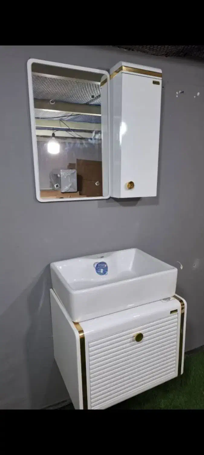 فول ست روشویی وروشویی تک وآینه باکس تک|لوازم سرویس بهداشتی|فومن, |دیوار