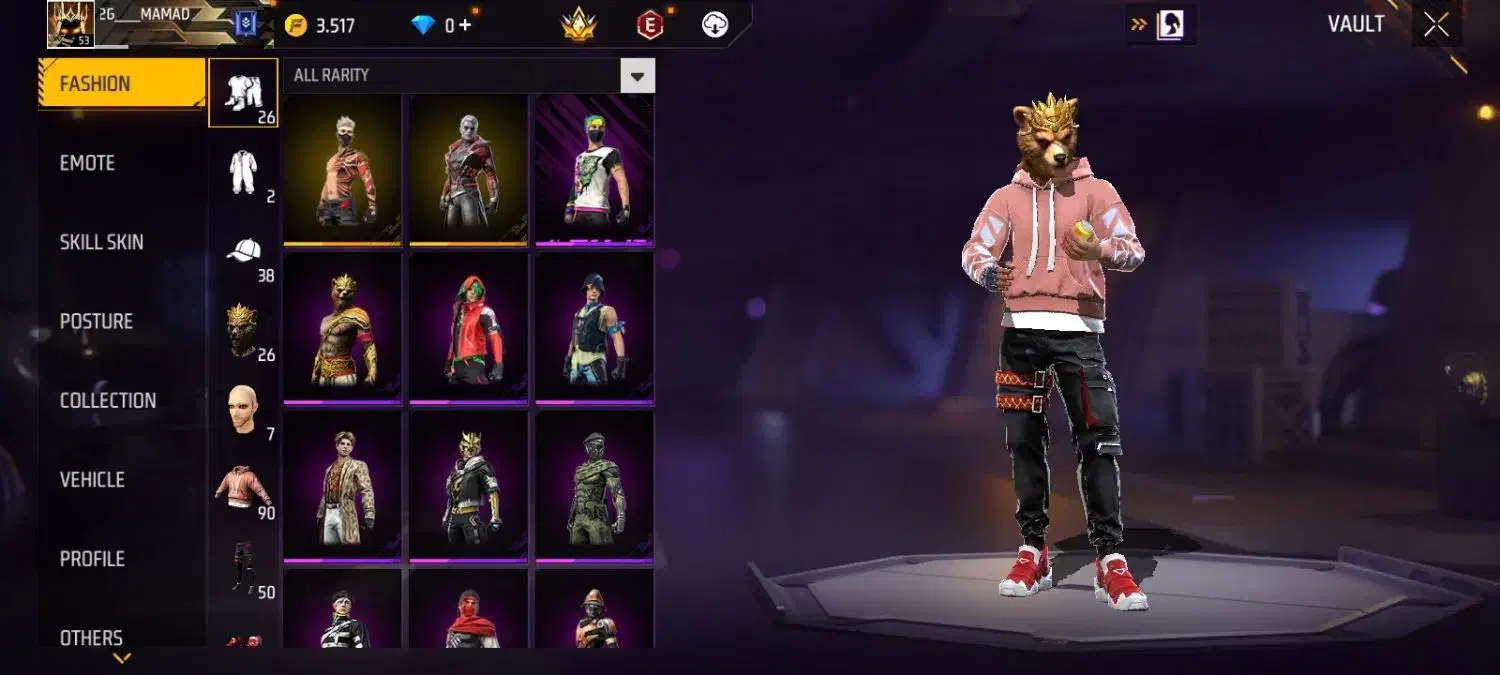 اکانت فری فایر|کنسول، بازی ویدئویی و آنلاین|دزفول, |دیوار