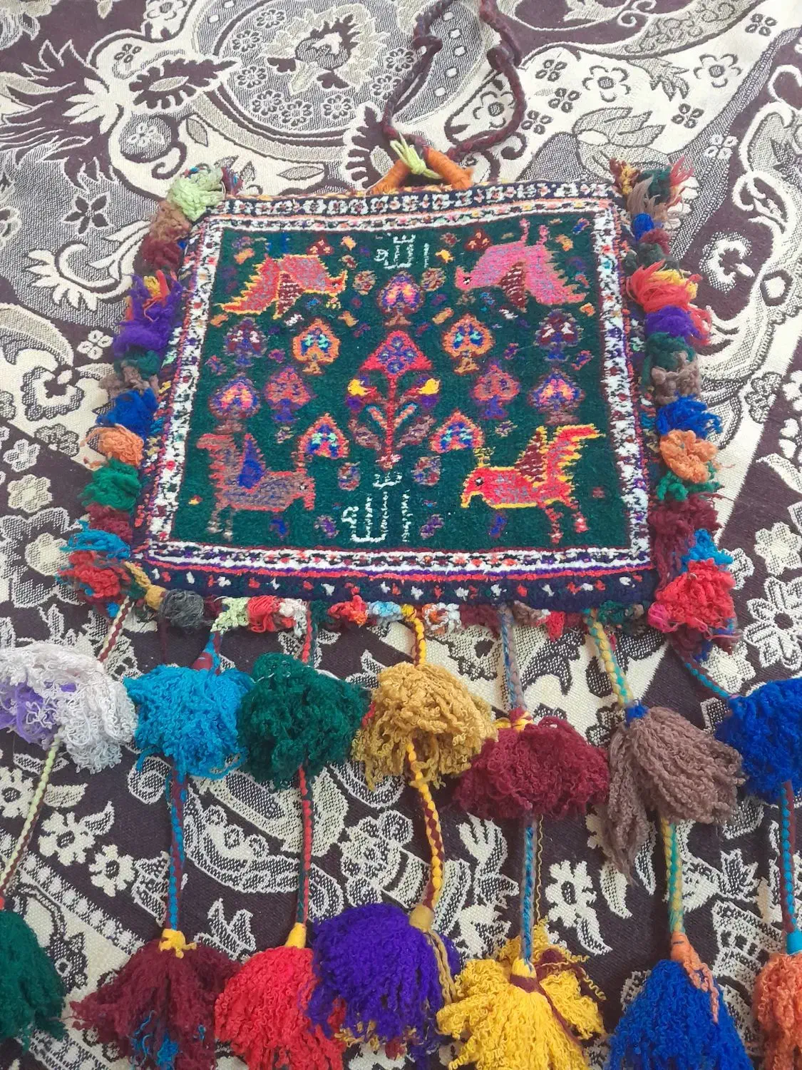 چنته|گلیم، جاجیم، گبه|شیراز, میانرود|دیوار