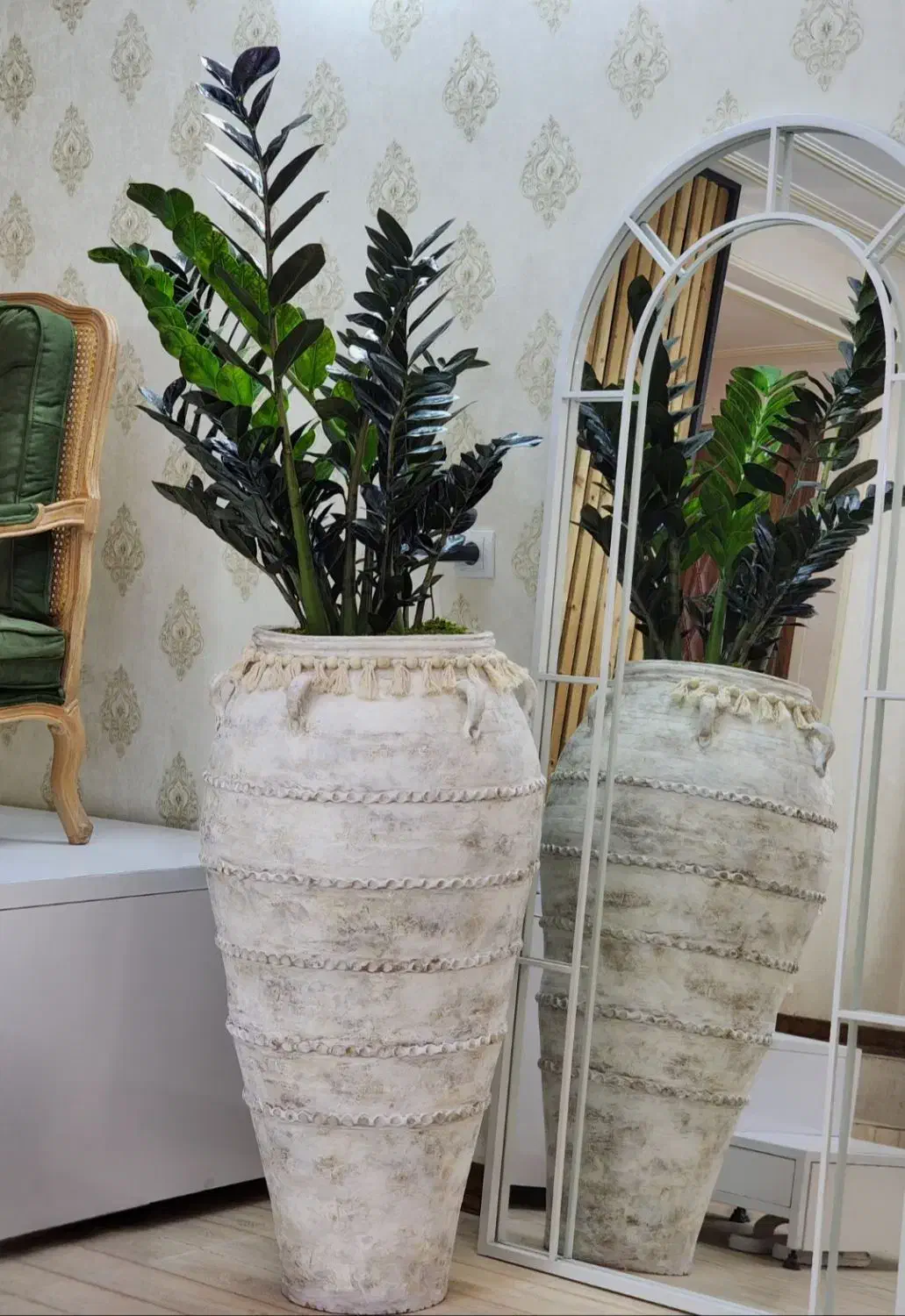 فروش گلدان سفالی پتینه سایز بزرگ|صنایع دستی و سایر لوازم تزئینی|کرمان, |دیوار