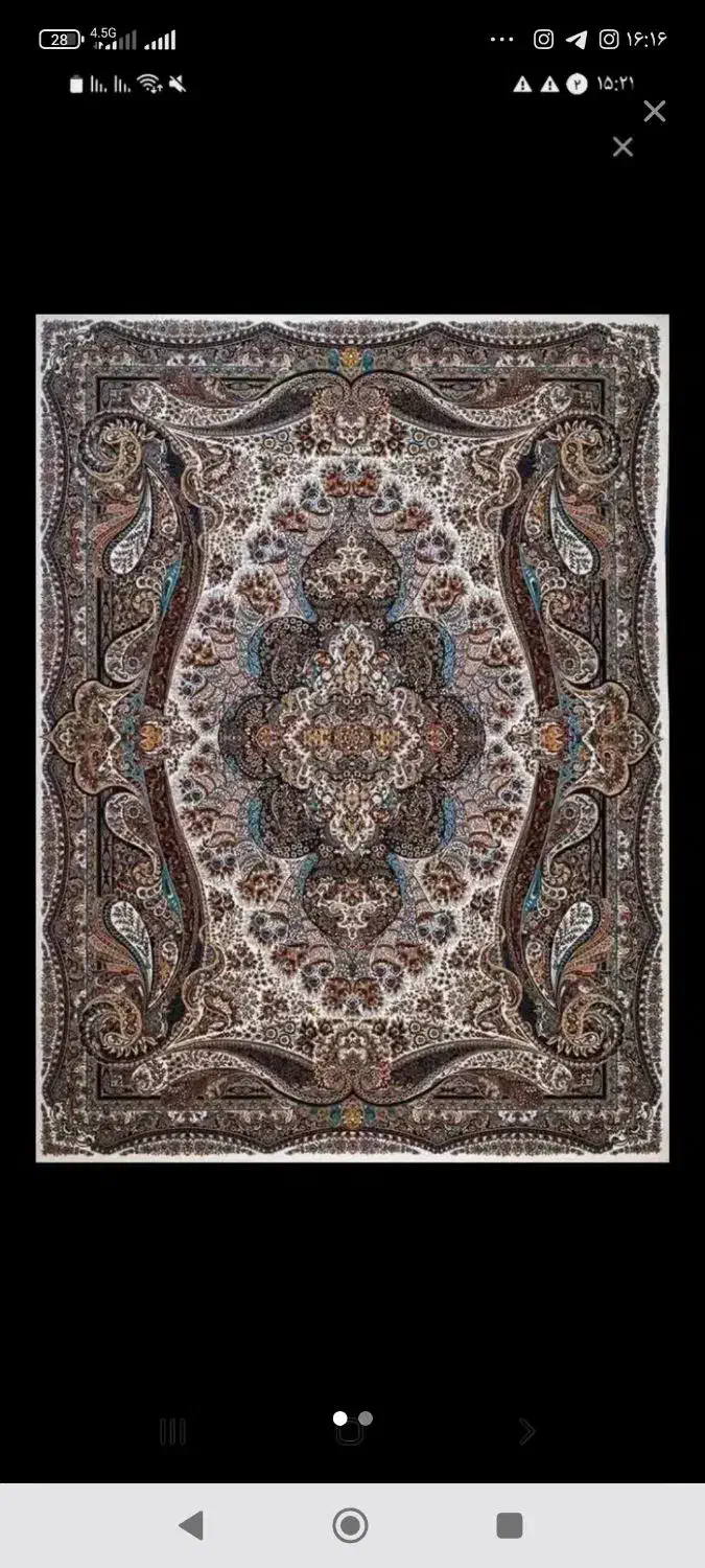 فرش دوعدد ۹وتک۶ و کناره ۱ در ۲|فرش|سقز, |دیوار