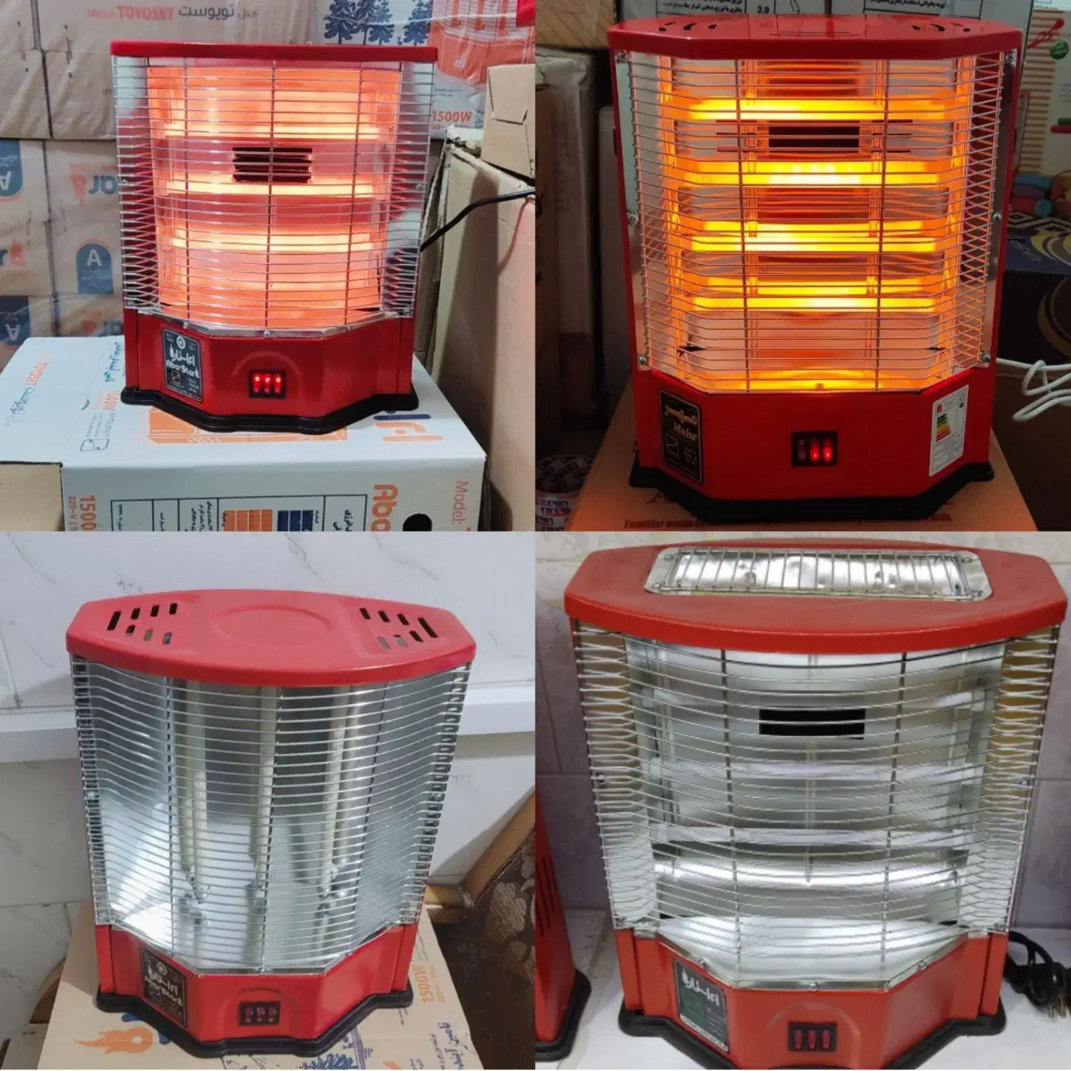 هیتربرقی بخاری بزرگ فندار/بدونفن۳و۴شعله ممسنی|بخاری، هیتر، شومینه|نورآباد ممسنی, |دیوار