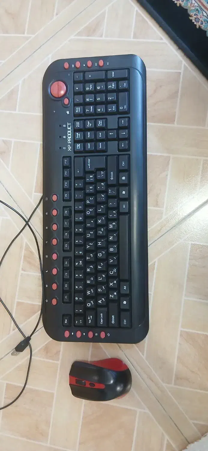 موس بیسیم و کیبورد باسیم ست و همرنگ|قطعات و لوازم جانبی رایانه|تهران, حکیمیه|دیوار