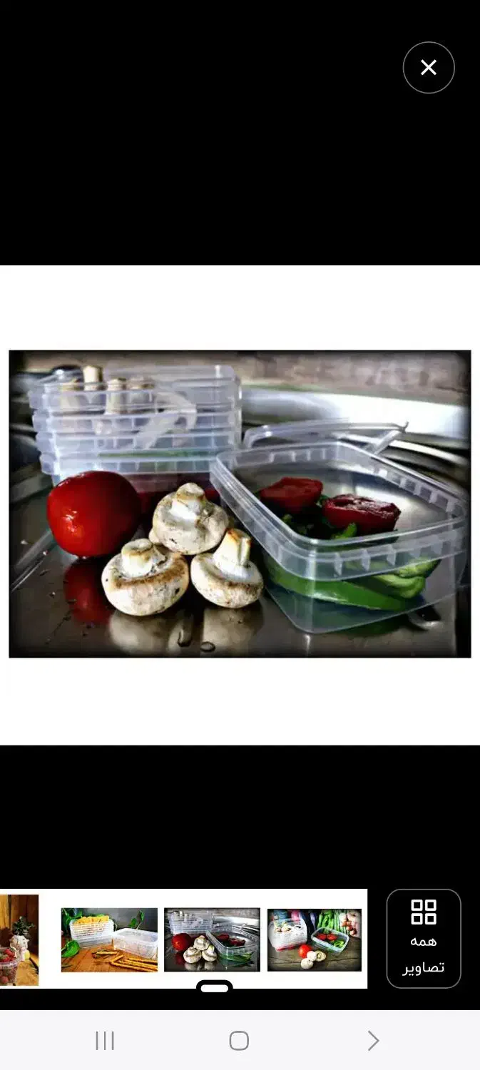 ظروف نگهدارنده سایز ۷۰۰|ظروف نگهدارنده، پلاستیکی، یکبارمصرف|تهران, مختاری|دیوار