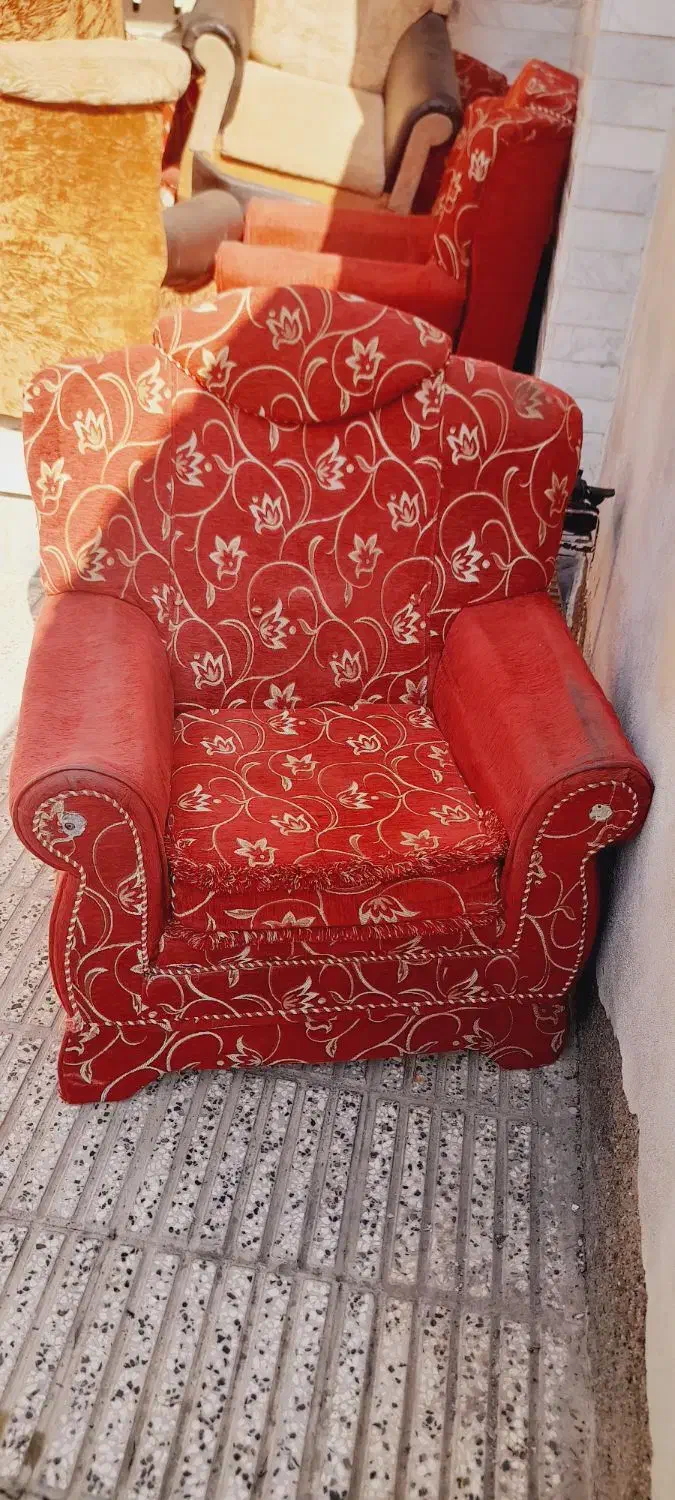 دودست مبل راحتی دست دوم|مبلمان خانگی و میز عسلی|شاهرود, |دیوار