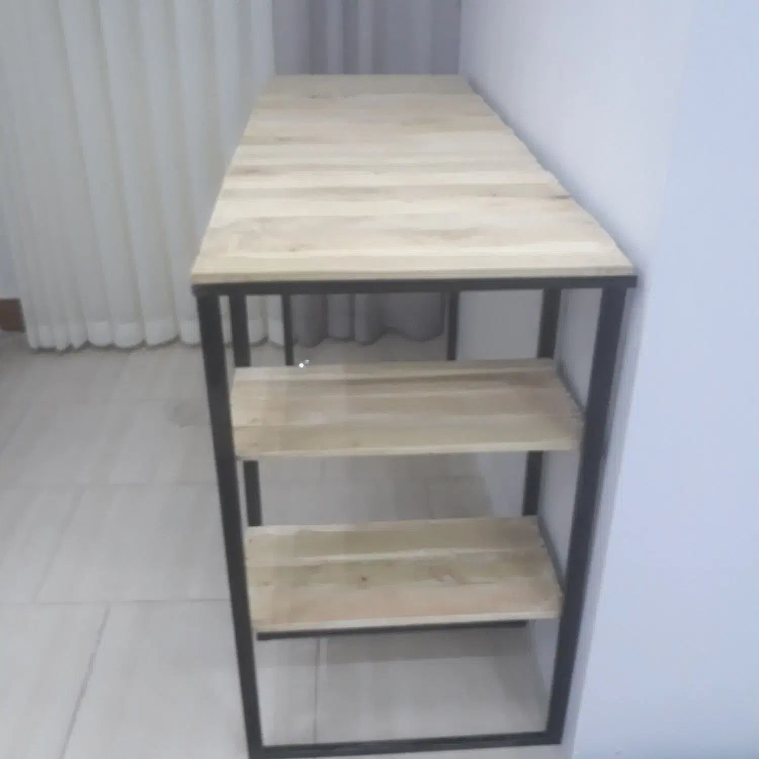 میز روستیک|کتابخانه، شلف، قفسههای دیواری|الوند, |دیوار