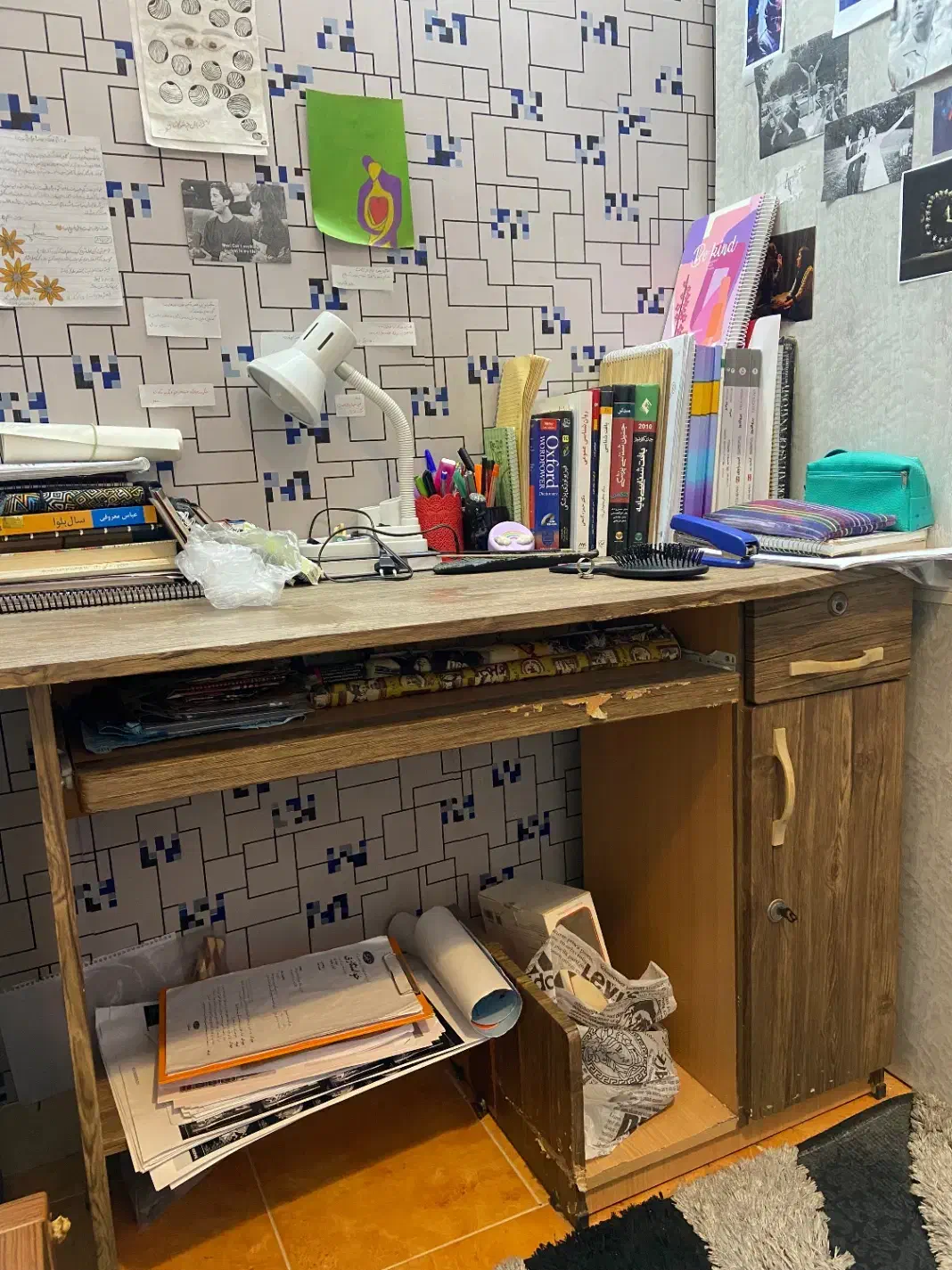 تخت خواب|تخت و سرویس خواب|رشت, رودباری|دیوار