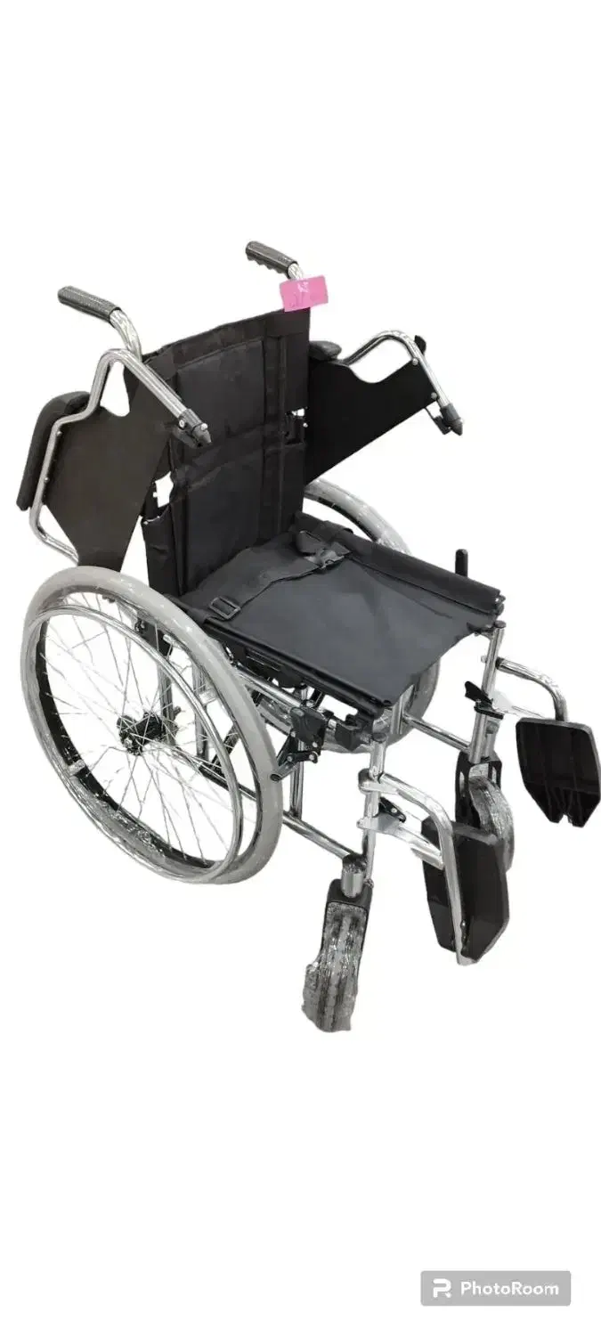 ویلچر استیل با تکیه گاه تاشو اکبند مغازه|آرایشی، بهداشتی، درمانی|تهران, فردوس|دیوار