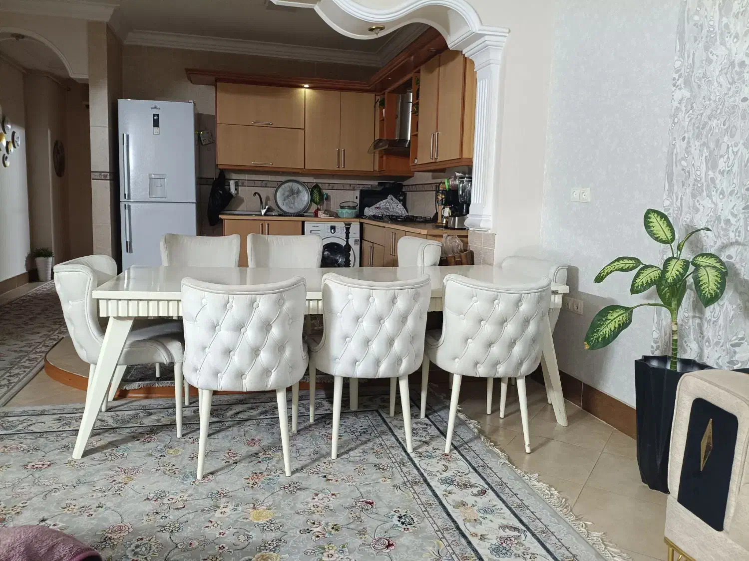 میز غذا خوری ۸ نفره نو نو|میز و صندلی غذاخوری|گنبد کاووس, |دیوار