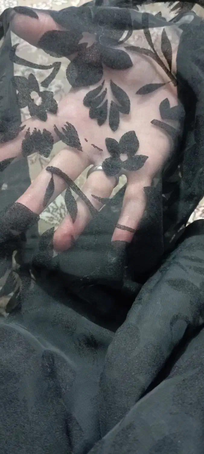 چادر مشکی طرح داروگلدار مخمل|لباس|مشهد, عبادی|دیوار