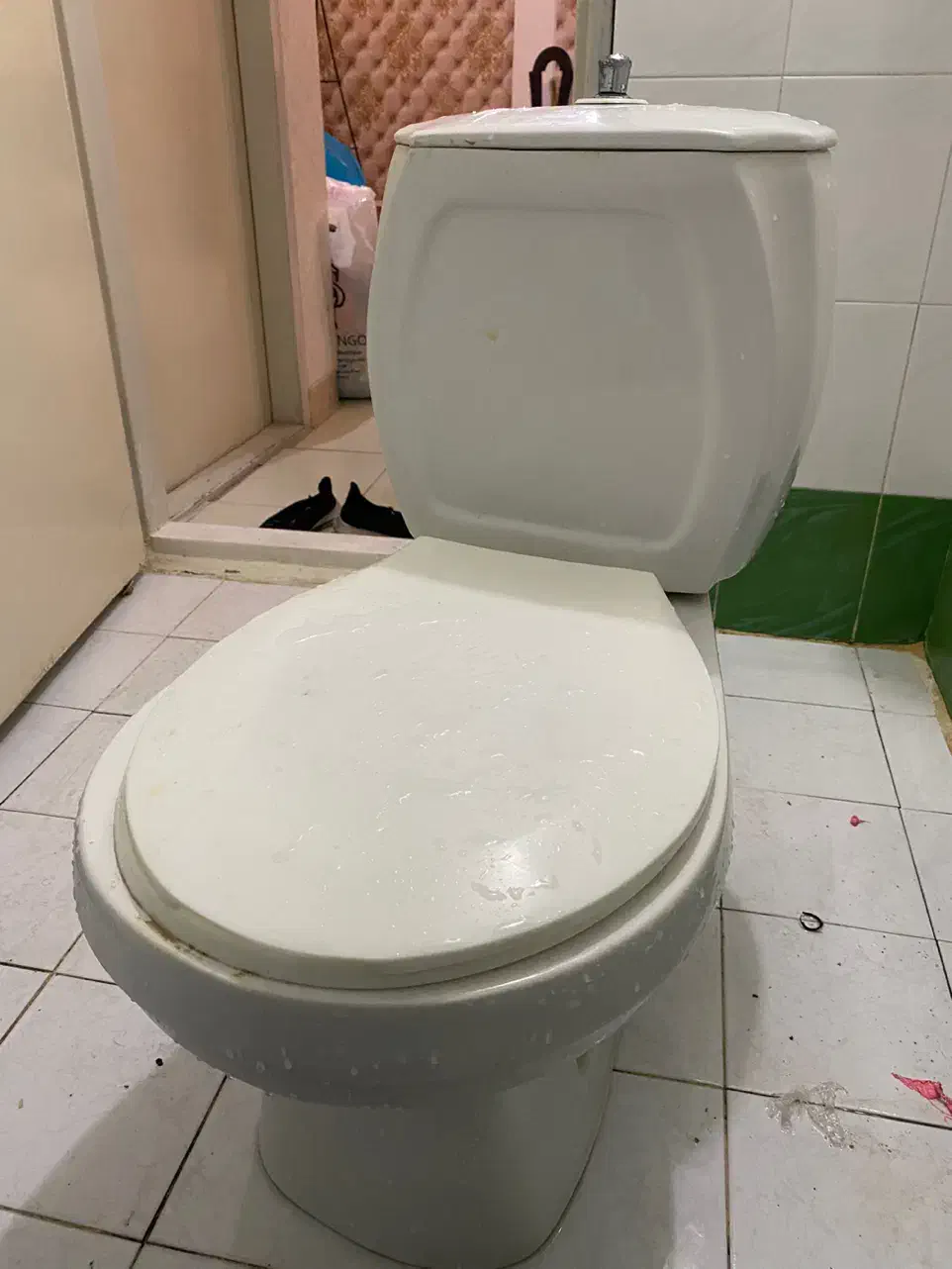 توالت فرنگی نیاز به تعمیر|لوازم سرویس بهداشتی|سمنان, |دیوار