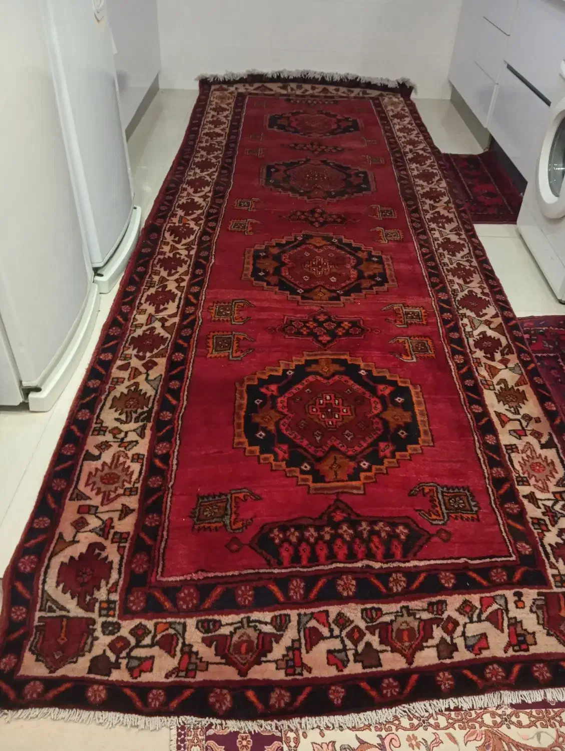 کناره|فرش|میانه, |دیوار