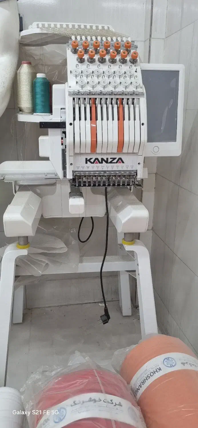 فرو چرخ گلدوزی کانزا ۱۲ سوزنه|چرخ خیاطی و ریسندگی|ننور, |دیوار