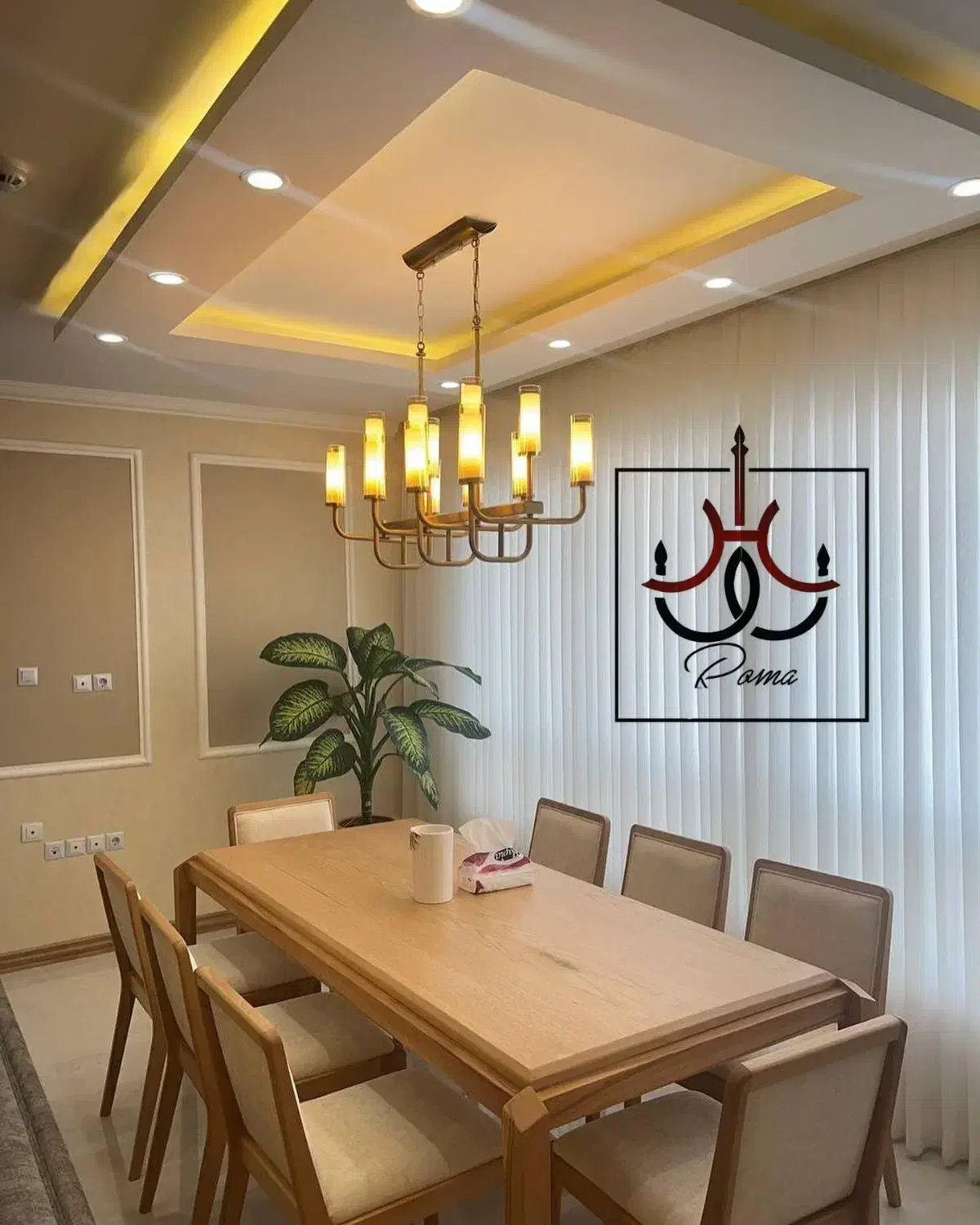 لوستر (ترند سال) کارخانه رومالوستر فردیس سرحدی|لوستر و چراغ آویز|فردیس, سرحدی|دیوار