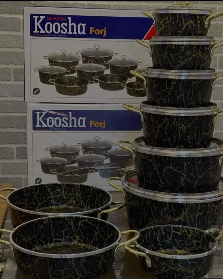 قابلمه ماربل ۱۵ پارچه|ظروف پختوپز|شهریار, شهریار|دیوار