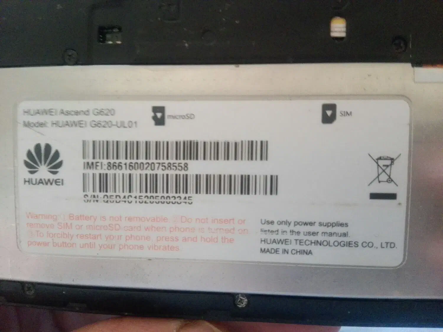 هواوی Ascend G620s با حافظهٔ ۸ گیگابایت|موبایل|اصفهان, شمس آباد|دیوار