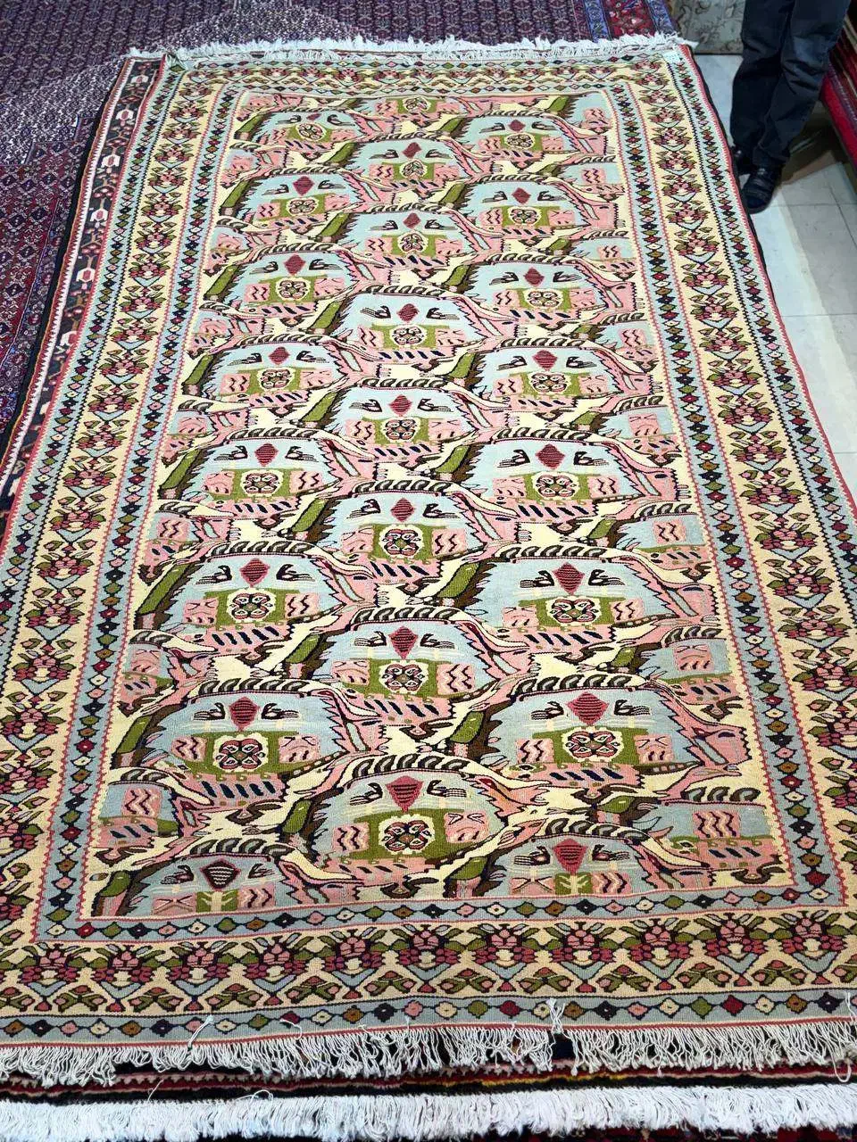 حراج انواع فرش دستبافت،گلیم گل میرزا علی سنندج|فرش|کرج, کوی امامیه|دیوار