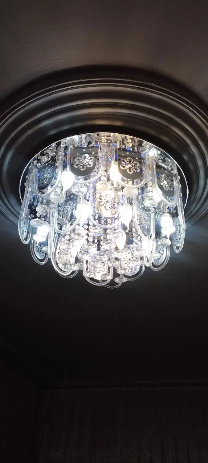 لوستر سقفی کنترلی|لوستر و چراغ آویز|تهران, مینابی|دیوار