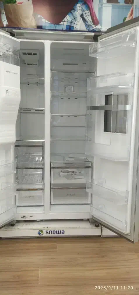 سایدبای ساید هایپر ۲۷فوت سفید اسنوا|یخچال و فریزر|خرمآباد, |دیوار