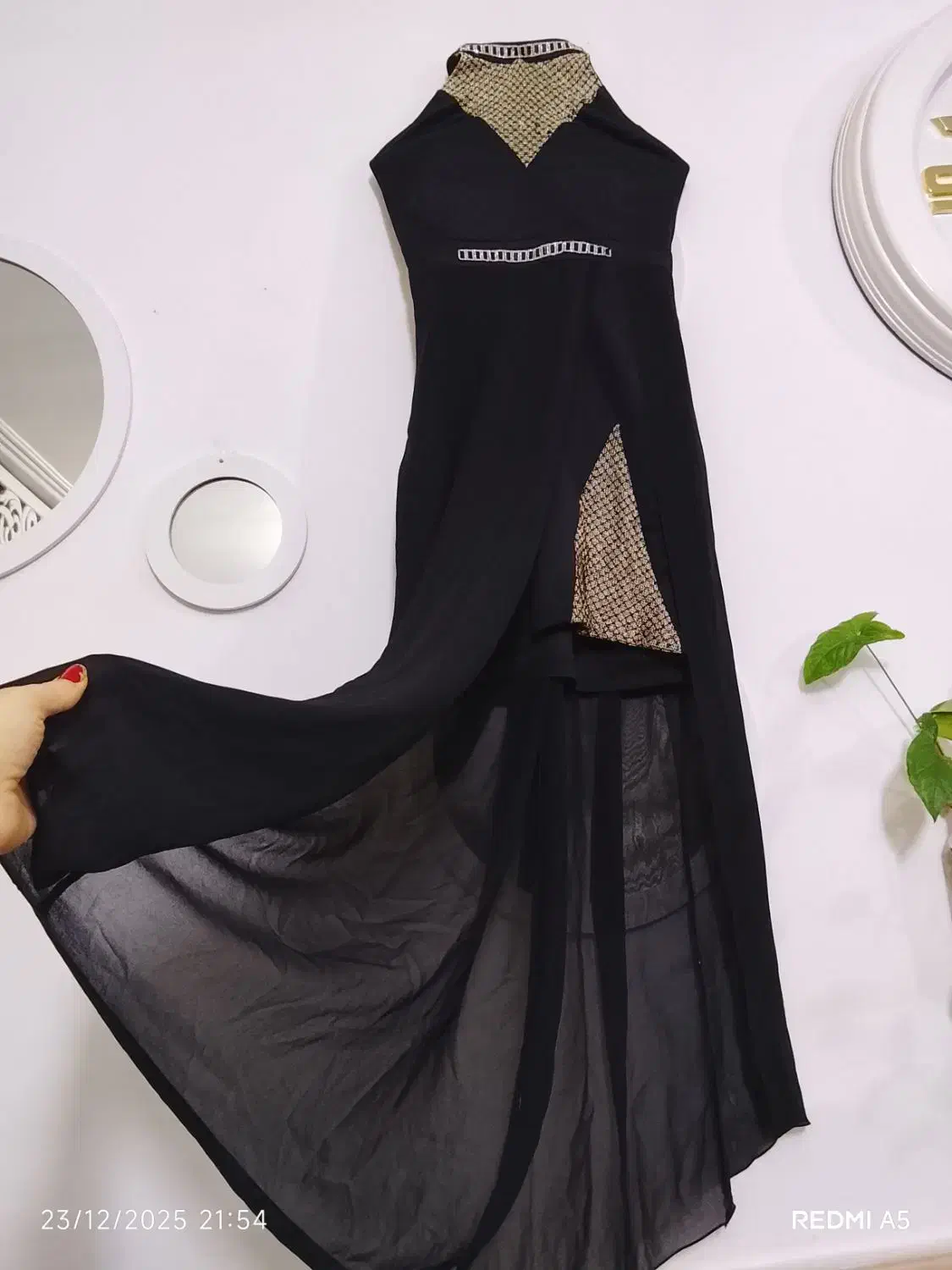 لباس مجلسی مشکی رنگ|لباس|تنکمان, |دیوار