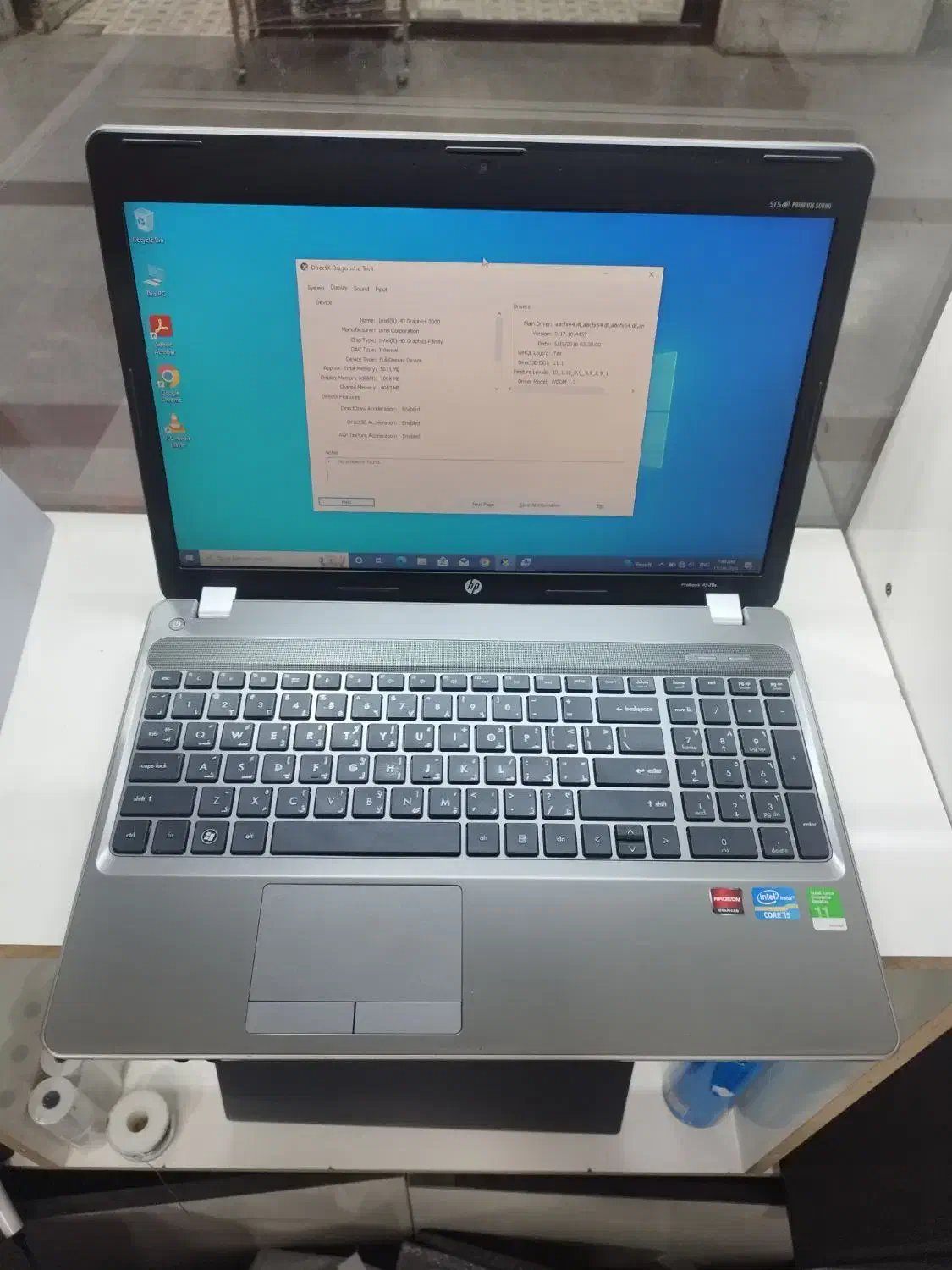 لپتاپ تمیز و حرفه ای hp i5 با گرافیک جدا|رایانه همراه|اندیشه, اندیشه فاز ۴|دیوار