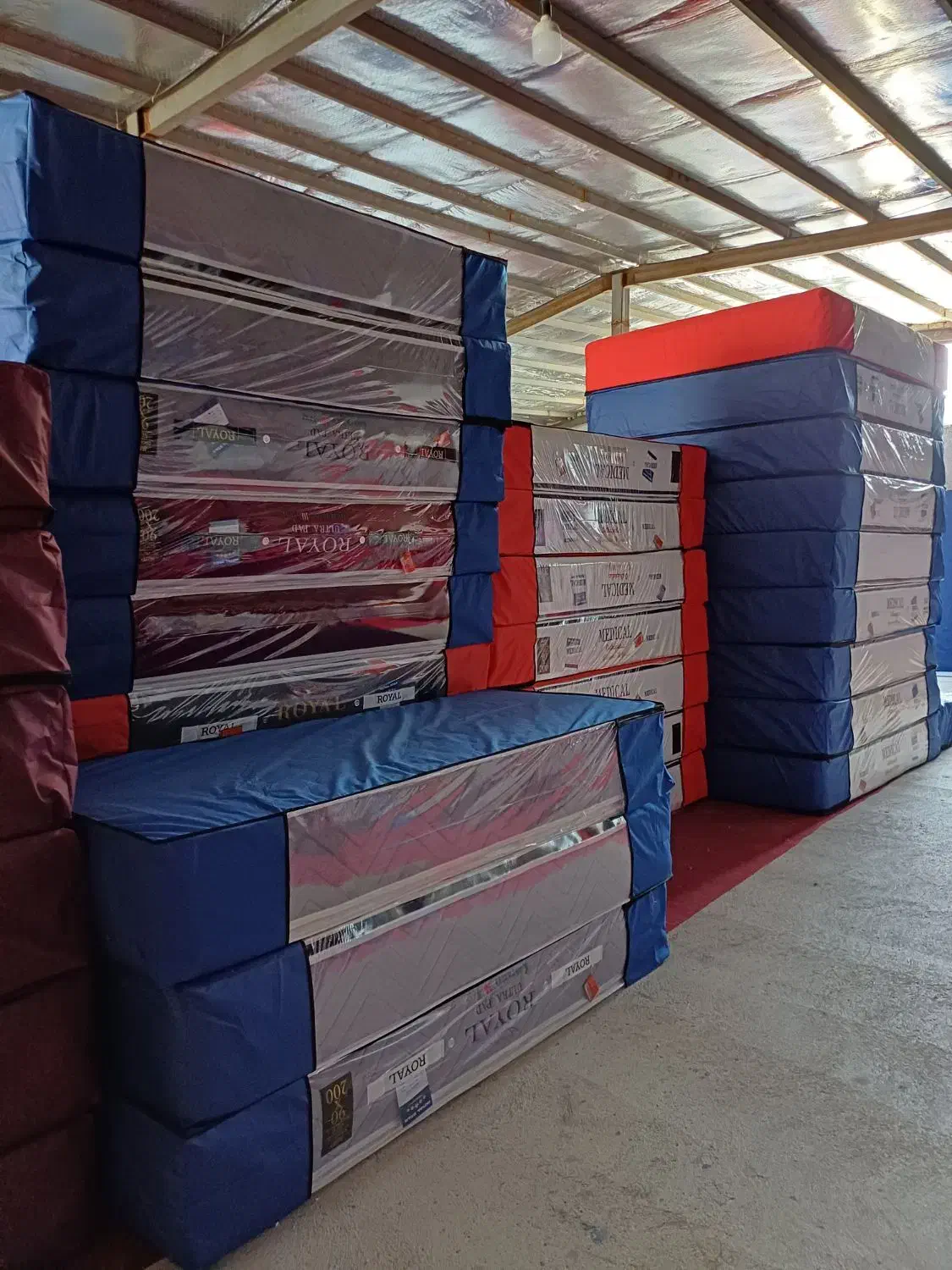 -تشک آرامش رویال/تطابق با‌ آناتومی‌بدن*|تشک تختخواب|پیشوا, |دیوار