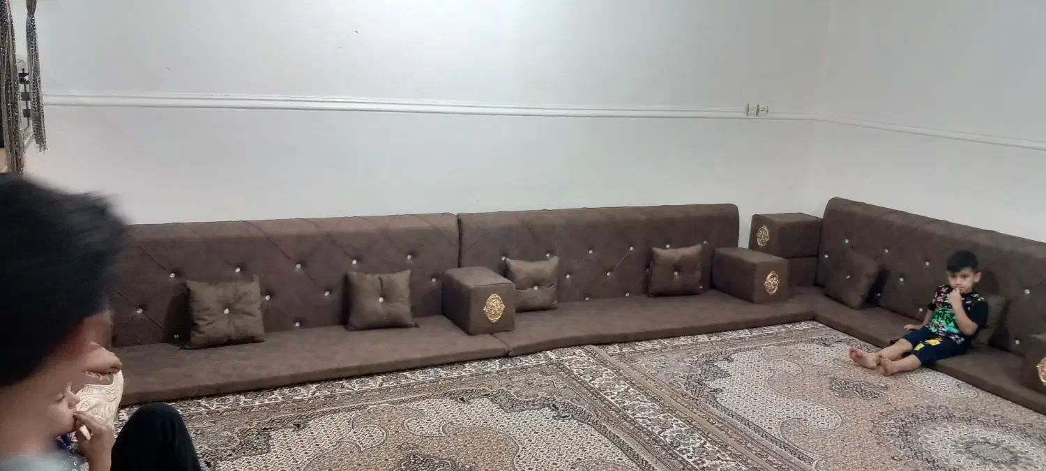 مبل خلیجی درحدنو۴ماه اوردمش|مبلمان خانگی و میز عسلی|اهواز, مجاهد|دیوار