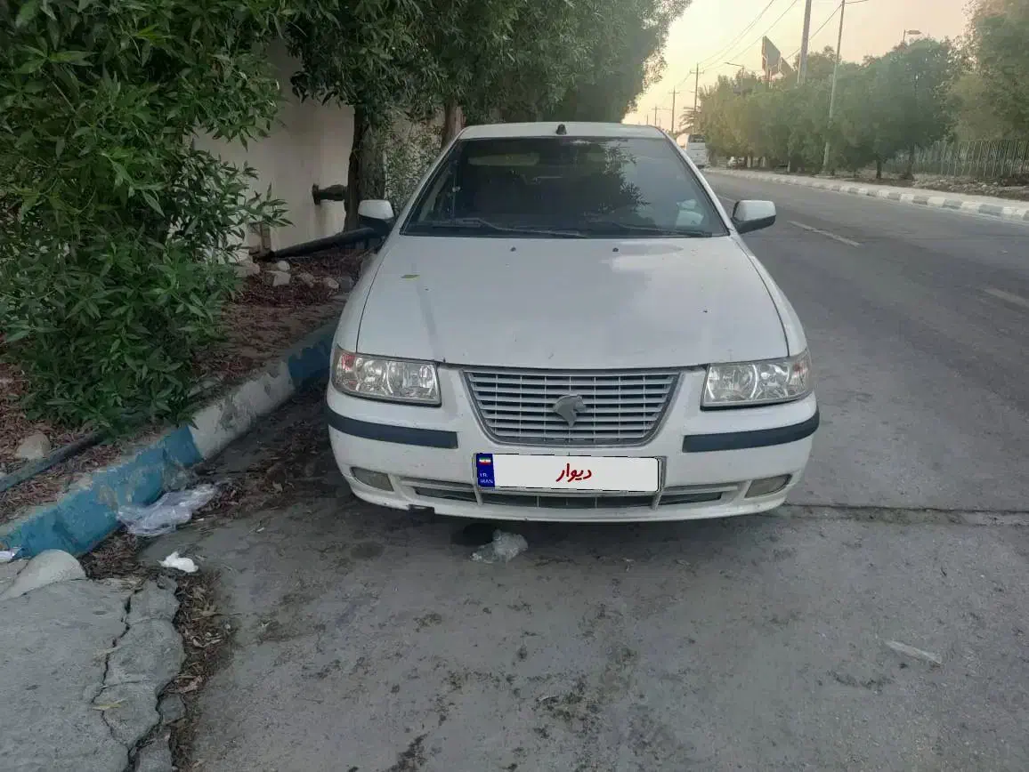 سمند ef7 سفید مدل ۹۶|خودرو سواری و وانت|عسلویه, |دیوار