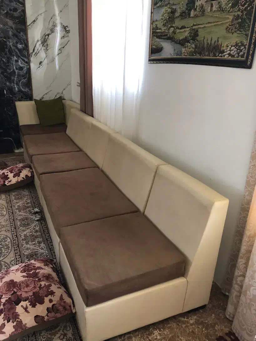 مبل راحتی چرم|مبلمان خانگی و میز عسلی|ساری, |دیوار