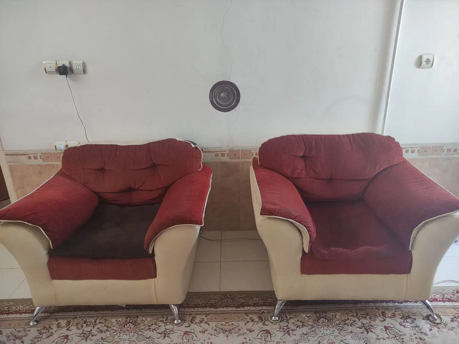 مبلمان راحتی هفت نفره|مبلمان خانگی و میز عسلی|فسا, |دیوار