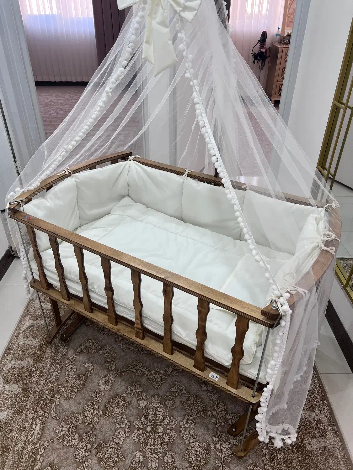 تخت نوزاد کنار مادر|تخت و صندلی بچه|شهریار, شهرک وائین|دیوار