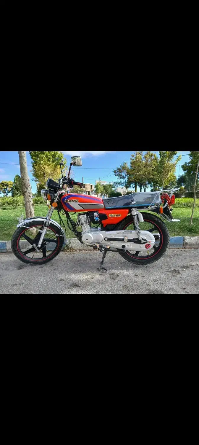 احسان ۱۲۵ سری a39|موتورسیکلت|رزن, |دیوار