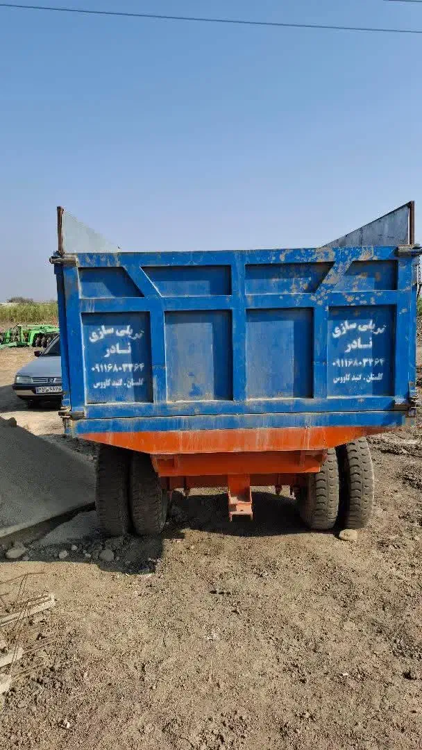 تریلی در خد خشک|خودرو سنگین|گالیکش, |دیوار