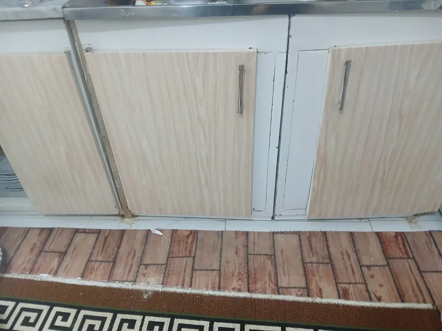 کابینت فلزی|آب‌چکان و نظم‌دهنده ظروف|رشتخوار, |دیوار