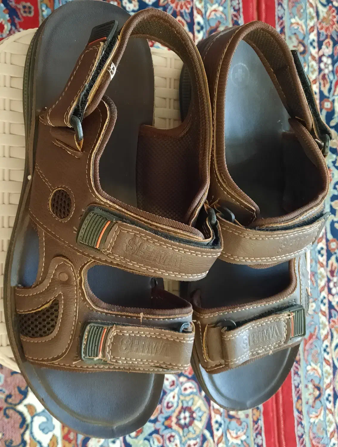 کفش صندل چرمی برند شیما بسیارشیک سایز 44|کیف، کفش، کمربند|اصفهان, جلالیه|دیوار