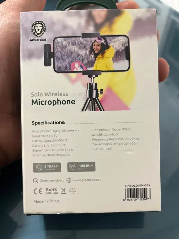 میکروفون یقه ای Green Lion|قطعات و لوازم جانبی رایانه|مشهد, فتح المبین|دیوار