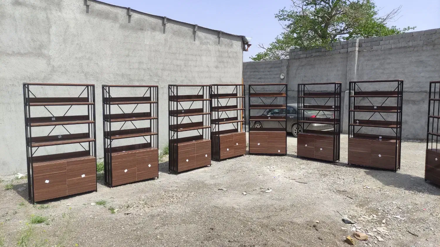 ساخت شلف رستاک|کتابخانه، شلف، قفسه‌های دیواری|مشهد, نوید|دیوار