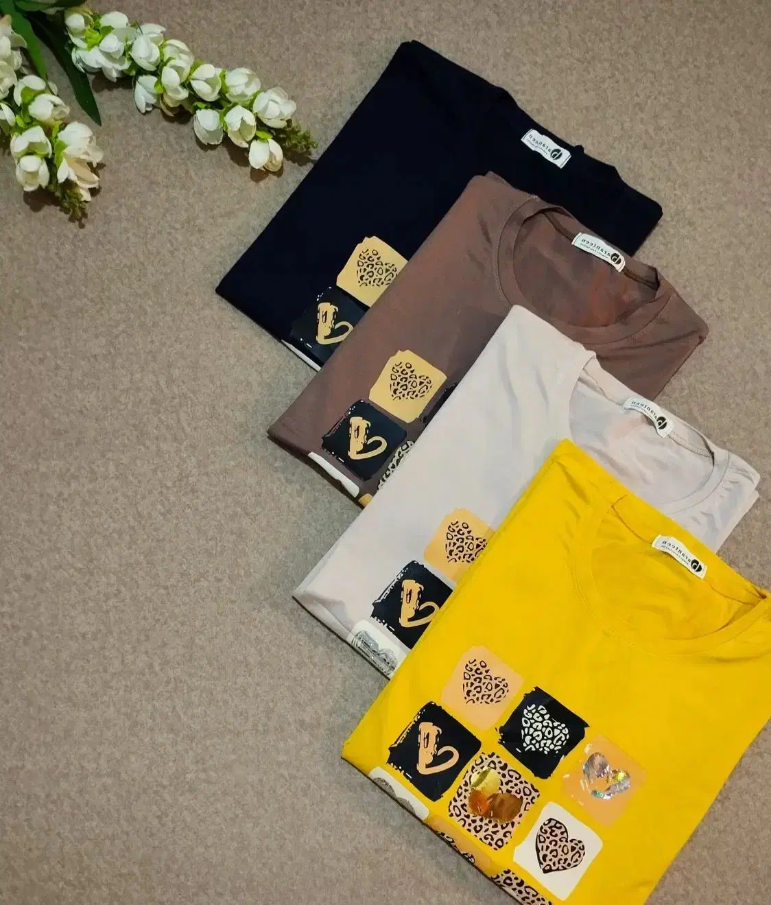 تیشرت ویسکوز مناسب برای هدیه روز زن|لباس|ملایر, |دیوار