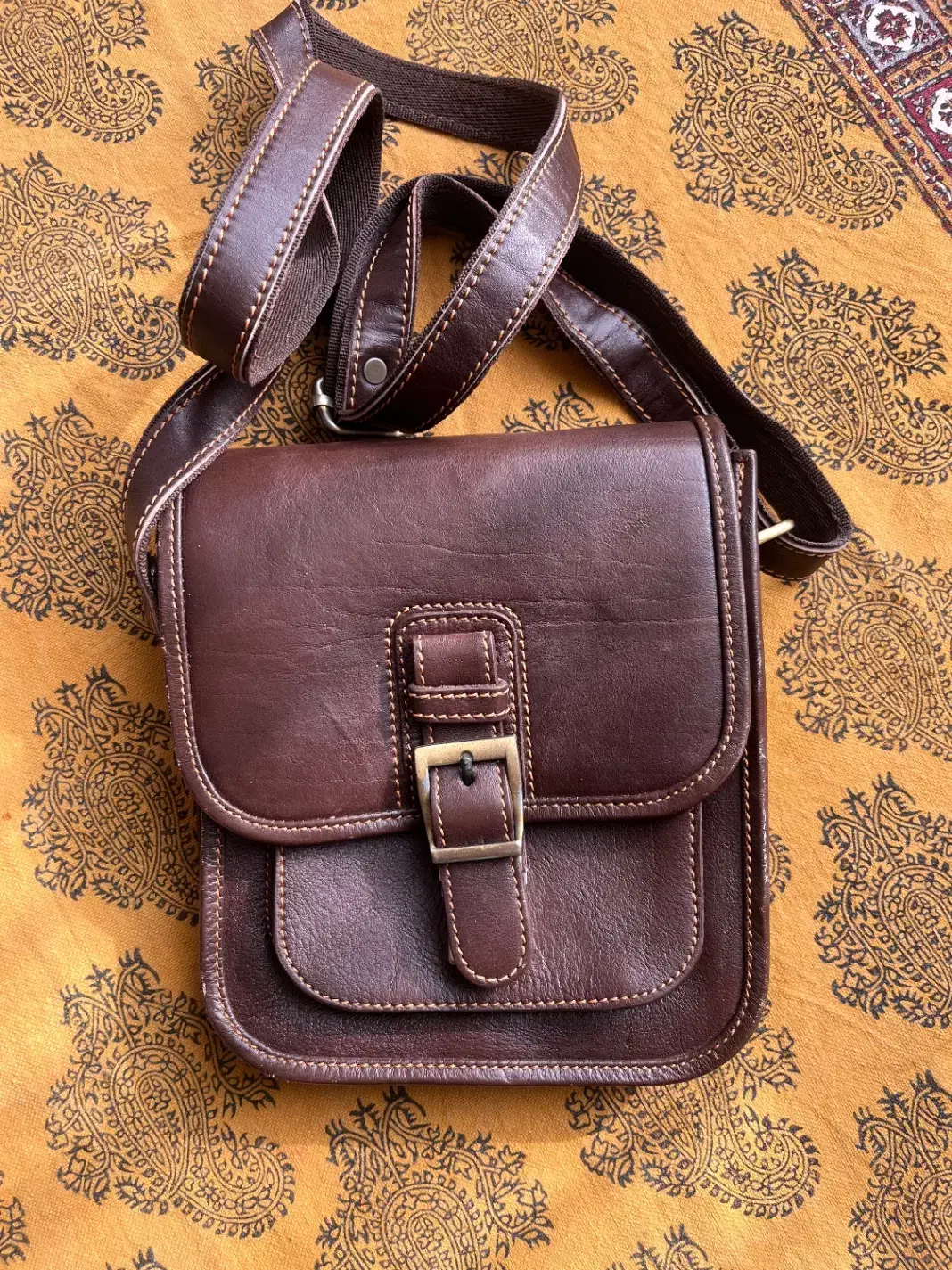 کیف دوشی چرمی مردانه کلاسیک و شیک|کیف، کفش، کمربند|کرمان, |دیوار