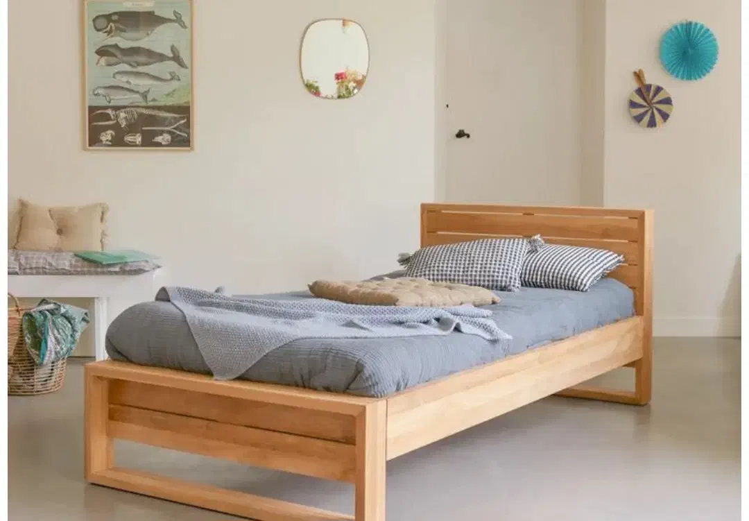 تخت یک نفره چوب راش مدل تورنتو|تخت و سرویس خواب|شیراز, انجیره|دیوار