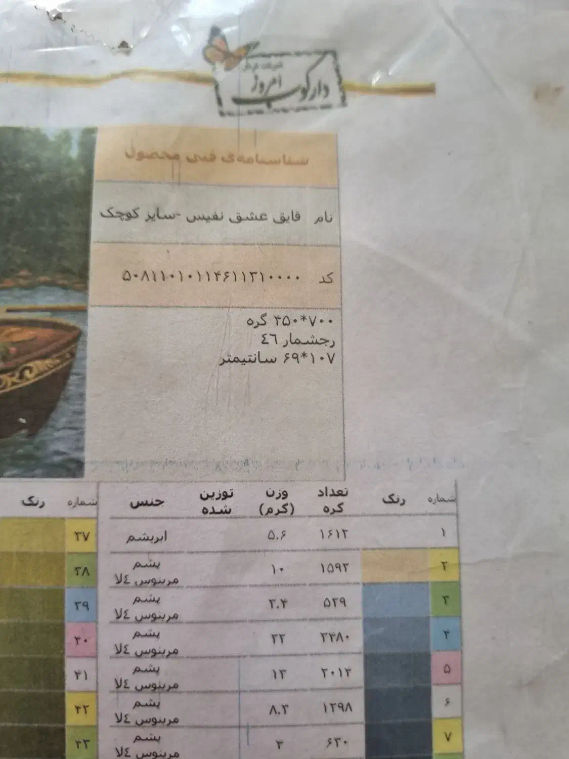 نخ و نقشه تابلو فرش|تابلو فرش|همدان, |دیوار