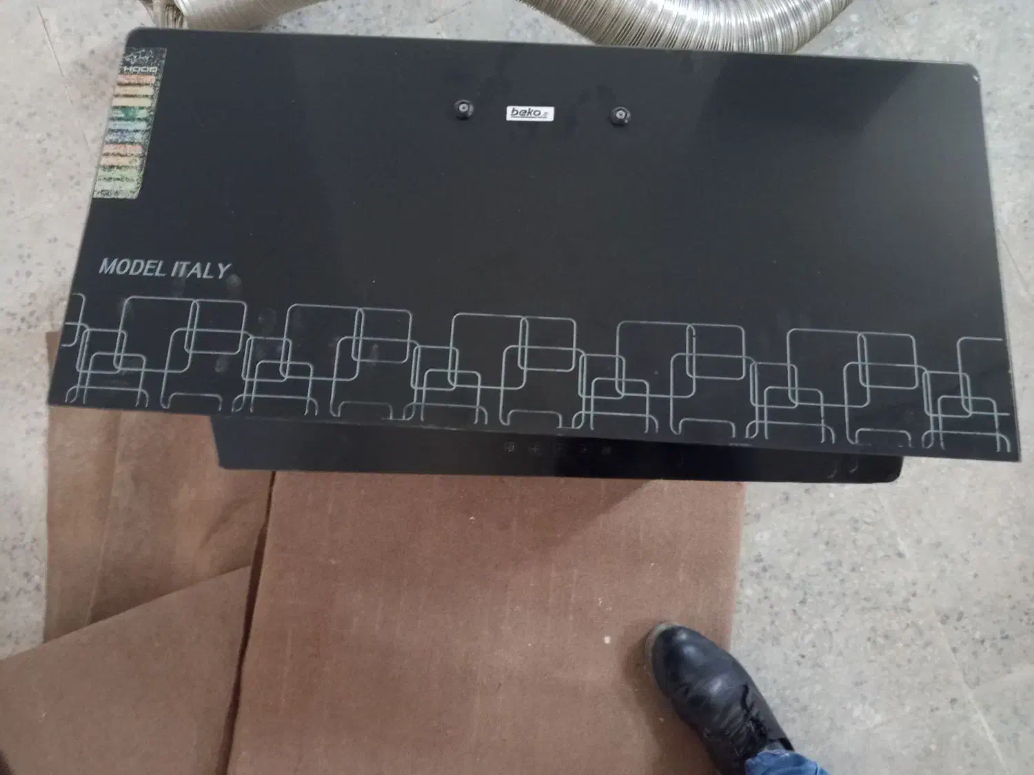 کابینت فلزی درب mdf همراه با هود|آبچکان و نظمدهنده ظروف|برازجان, |دیوار