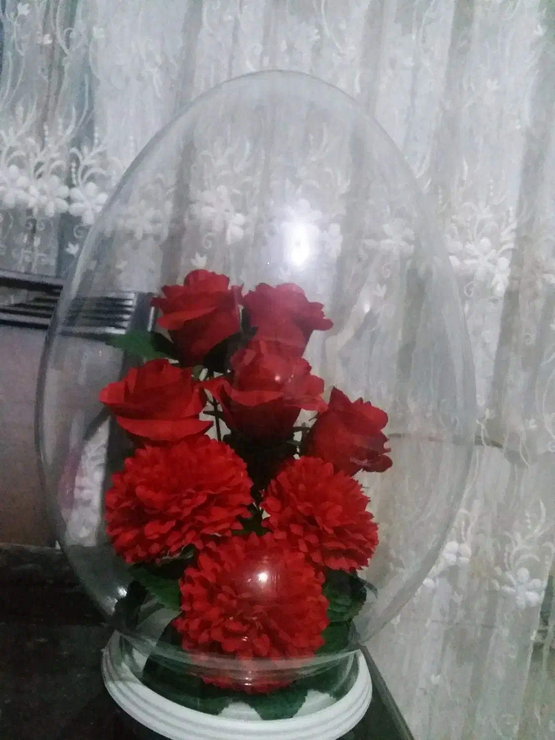 گوی گل بسیار زیبا و کاملا سالم و نو|گل مصنوعی|کرج, ساماندهی|دیوار