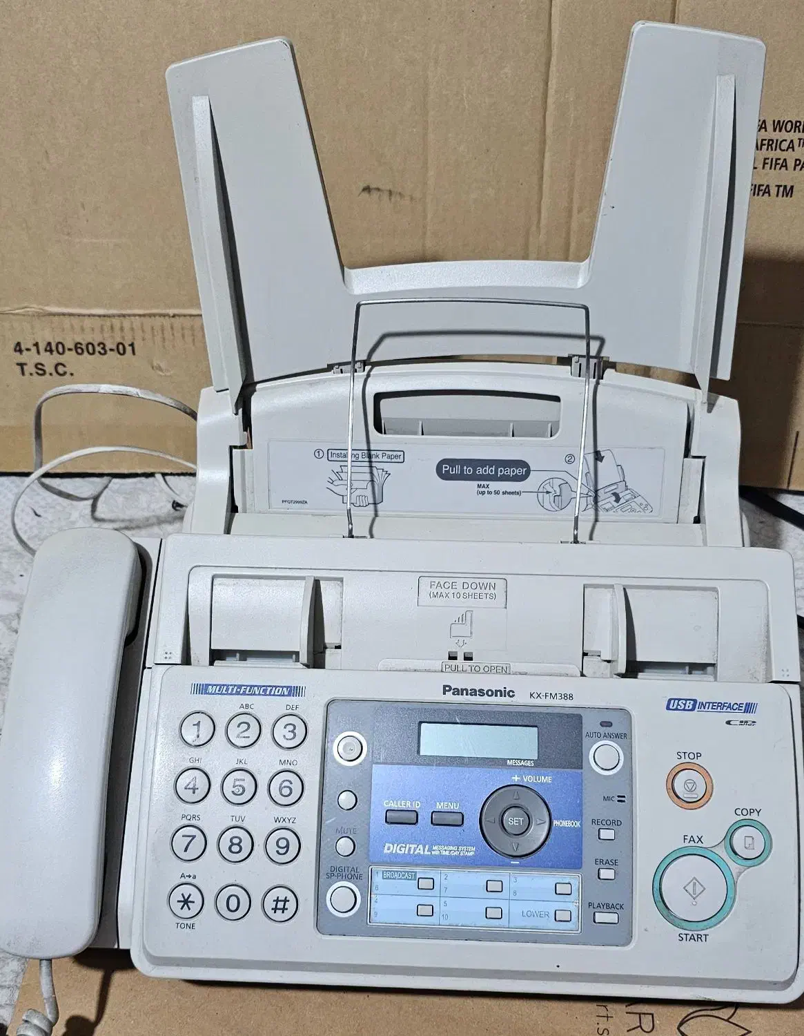 دستگاه فکس و کپی پاناسونیک|پرینتر، اسکنر، کپی، فکس|تهران, نارمک جنوبی|دیوار