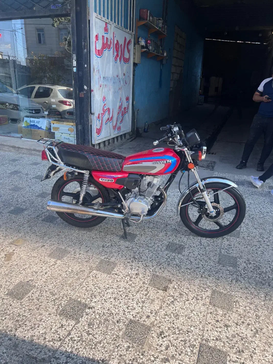 موتور سیکلت ۱۵۰ساوین|موتورسیکلت|مشهد, منزل آباد|دیوار