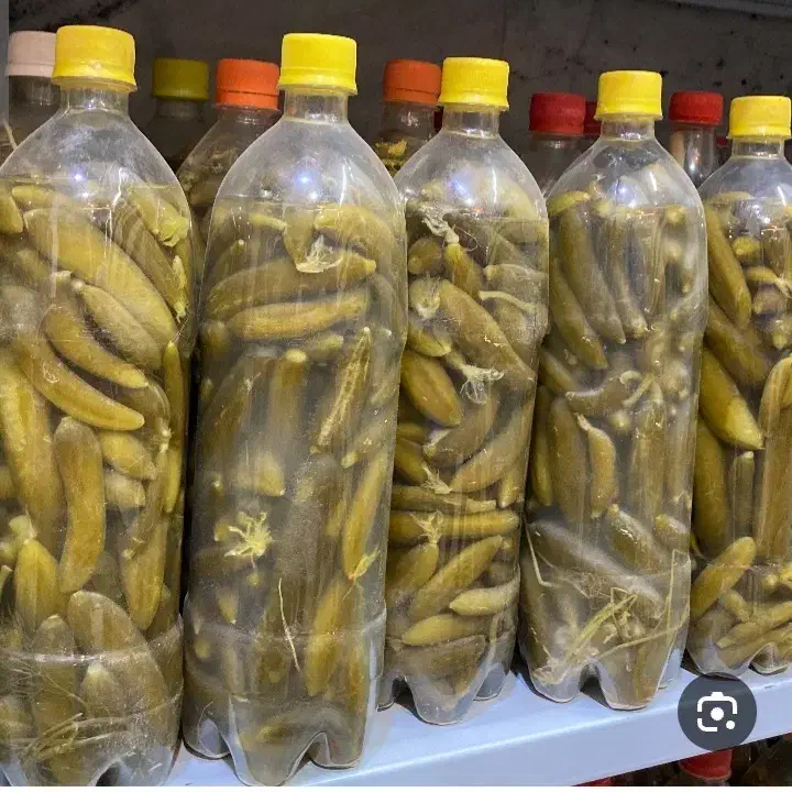 خیارشور ریز محلی بطری نوشابه|خوردنی و آشامیدنی|کبودرآهنگ, |دیوار