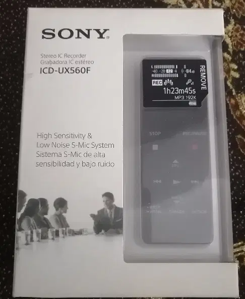 ضبط کننده صدا سونی مدل ICD-UX560F|صوتی و تصویری|دزفول, |دیوار