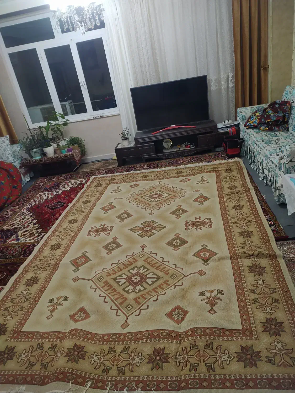 جاجیم طرح قالی|گلیم، جاجیم، گبه|تبریز, |دیوار