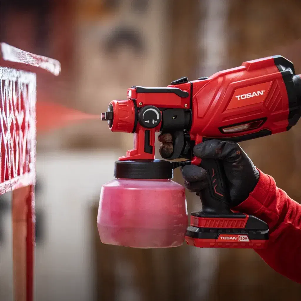 پیستوله رنگ پاش شارژی توسن|ابزارآلات|رشت, تازه آباد|دیوار